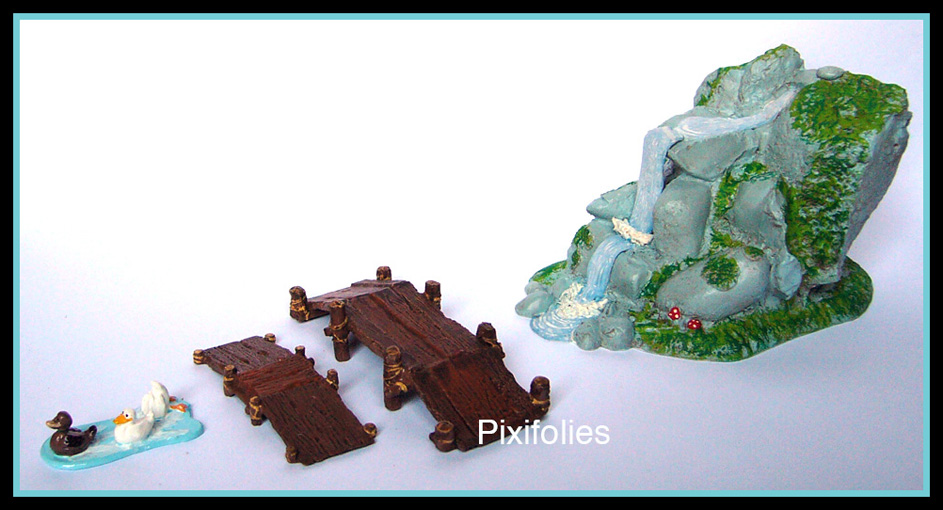 Figurine métal Astérix - Cascade chez Panoramix (Pixi)