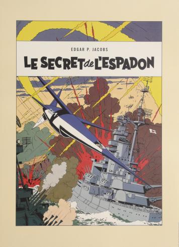 Poster Jacobs Blake & Mortimer Couv. Le secret de l’Espadon (70x50)