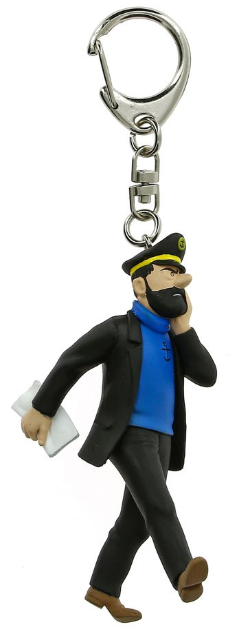 Tintin Porte-clé PVC – Haddock journal (8 cm)