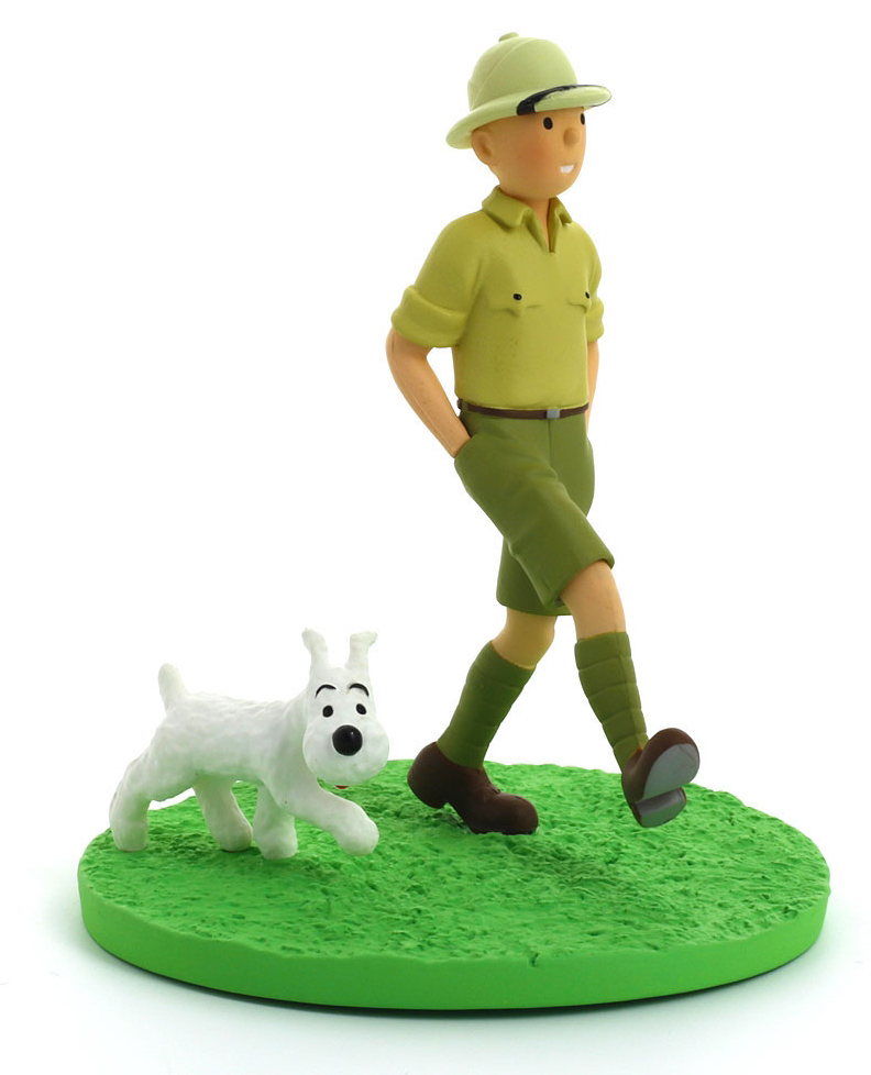 Tintin - Coffret scène plastique - T02 Tintin au Congo