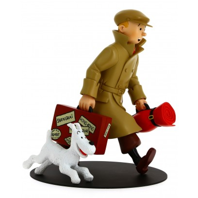Figurine résine Tintin - Tintin et Milou « Ils arrivent »