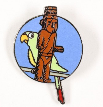 Tintin Le perroquet et le fétiche Arumbaya