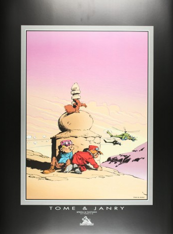 Poster Spirou & Fantasio Tibet (Tome & Janry)