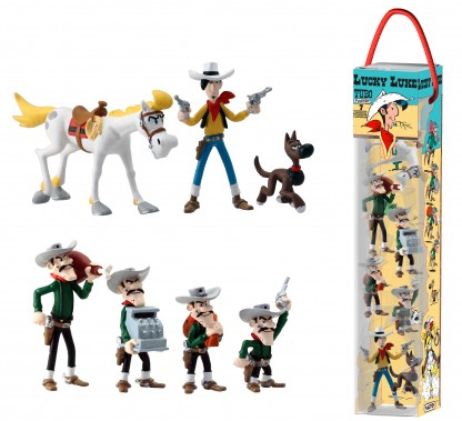 Lucky Luke PVC - Tube 7 fig