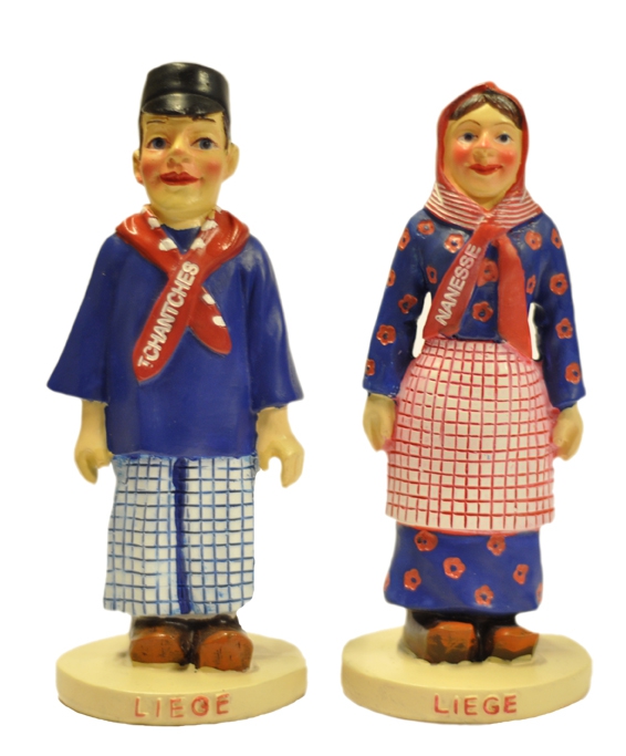 Tchantcès et Nanesse - Figurines en résine