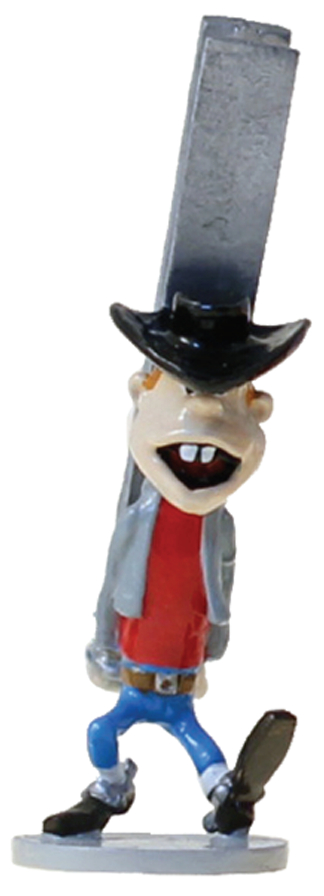 Figurine métal - Lucky Luke origine - Billy the kid in "L'escorte" (Pixi)