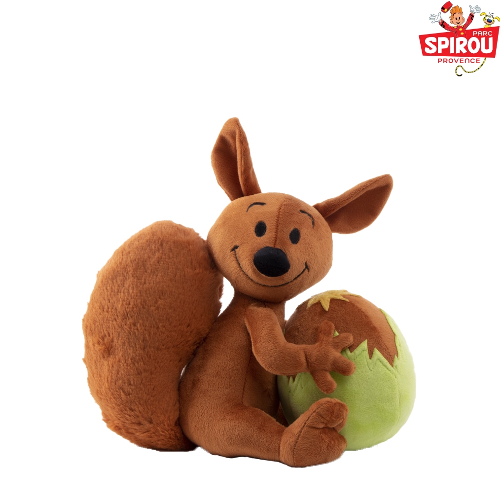 Peluche Spirou & Fantasio - Spip et sa noisette