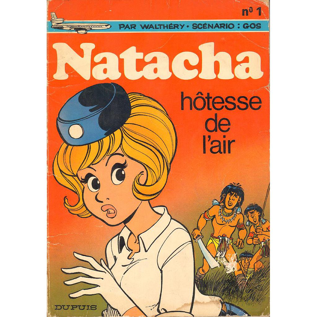 Natacha - EO T01 dédicacé - Natacha hôtesse de l'air