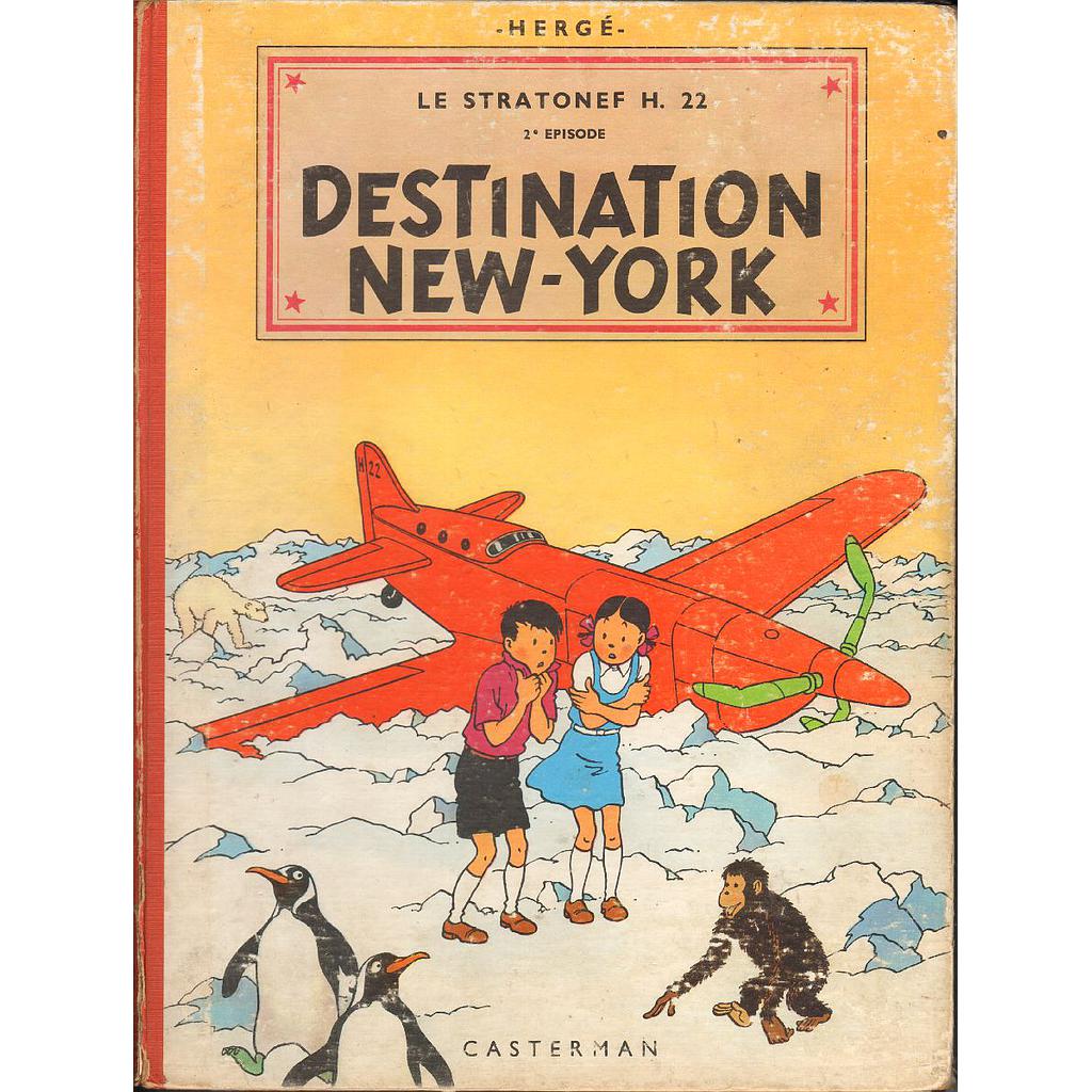 Jo, Zette et Jocko - Rééd. T02 - Destination New-York (B20bis 1957)