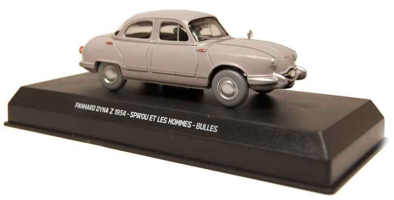 Voiture Spirou & Fantasio 1/43 #19 Panhard Dyna Z 1954 - T17 Spirou et les hommes-bulles