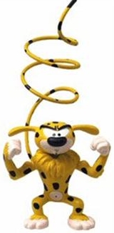 Figurine PVC Marsupilami - Papa Marsu montre ses  muscles