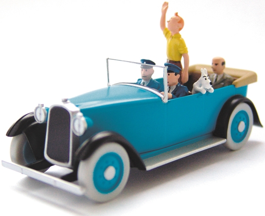 Voiture Tintin 1/43è #041 – La voiture d'apparat "Tintin en Amérique" (1945)