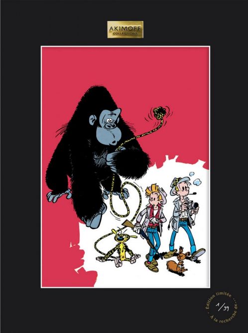 Sérigraphie Spirou & Fantasio par Franquin /06 - Le gorille a bonne mine