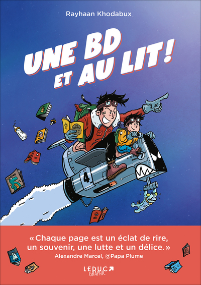 Une BD et au lit ! Un papa, un petit garçon, une histoire du soir et  beaucoup d'aventures