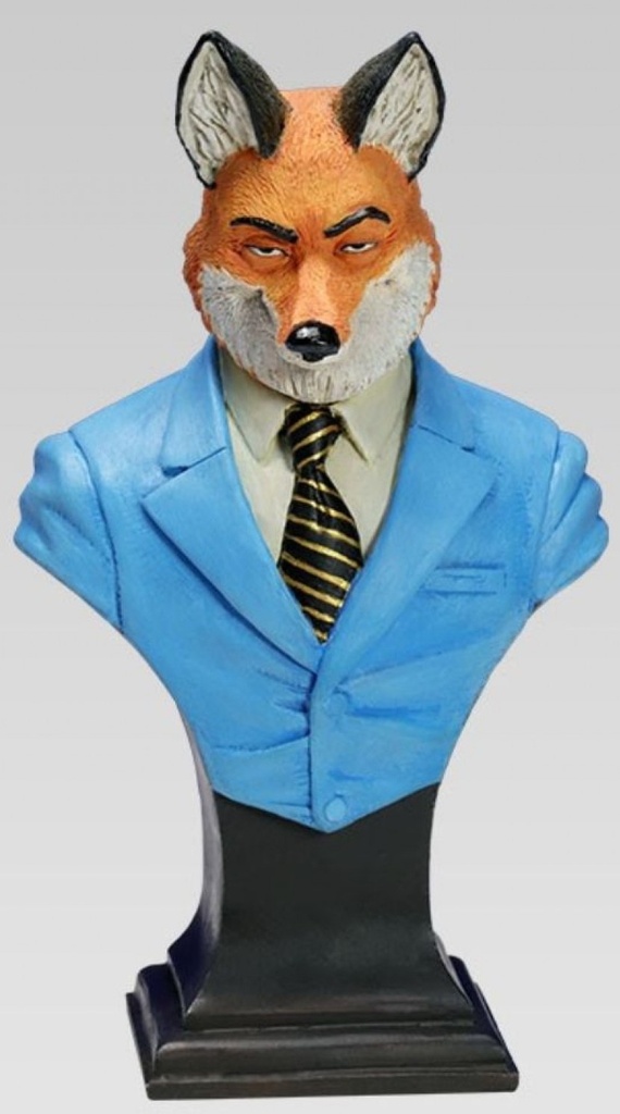 Figurine résine Blacksad - Buste Inspecteur de police (Renard) (Attakus)