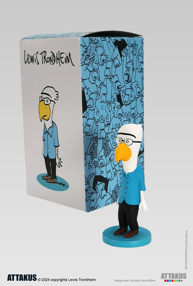 Lewis Trondheim caricature