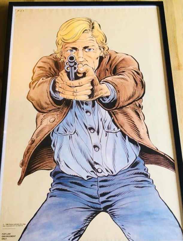 Poster - Cible PJ Liège - Swolfs : Homme au blouson brun 2