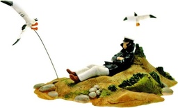Figurine métal Corto Maltese sur la dune in "Les Celtiques" (Pixi)