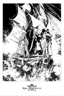 Poster Lauffray - Long John Silver N&B