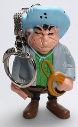 Figurine porte-clé PVC Lucky Luke - Hank le conducteur de la ldiligence