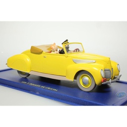 Voiture Tintin 1/43è #012 – Le cabriolet Lincoln Zéphyr du capitaine Haddock "Les 7 boules de cristal" (1948)