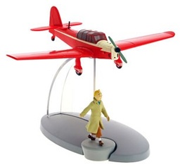 Avion Tintin #37 - L'avion des faux monnayeurs - L'île noire + Tintin