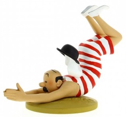 Figurine résine Tintin - #055 - Dupont baigneur