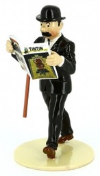 Figurine métal Tintin - « Lisez Tintin » Dupont