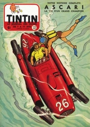 Poster Jean Graton – Couverture Tintin 1955 n°32