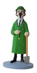 Figurine résine Tintin - #003 - Tournesol à la bêche