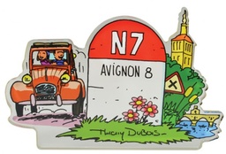 Plaque acrylique Minialuxe/Paquet N7 Autorama Borne Avignon