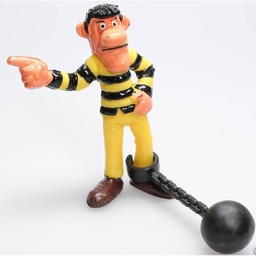 Figurine PVC Lucky Luke - William Dalton doigt pointé + boulet