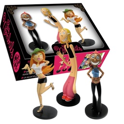 COFFRET LES NOMBRILS (FIGURINES) COMPOSITION COFFRET : 1 LIVRET DE 32 PAGES + 3 FIGURINES