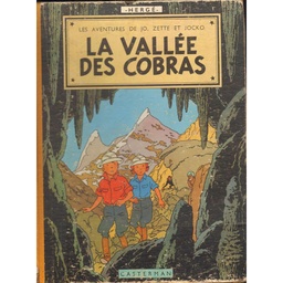 Jo, Zette et Jocko - EO T05 - La vallée des cobras (B20bis)