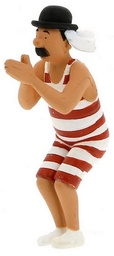 Figurine PVC Tintin - Dupont baigneur