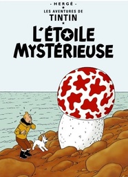 Poster Hergé Couv Les aventures de Tintin T10 - L'étoile mystérieuse (50x70)