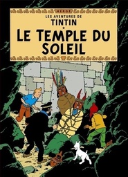 Poster Hergé Couv Les aventures de Tintin T14 - Le temple du soleil (50x70)
