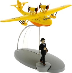 Avion Tintin #25 - L'hydravion jaune - Le Sceptre d'Ottokar + Dupont