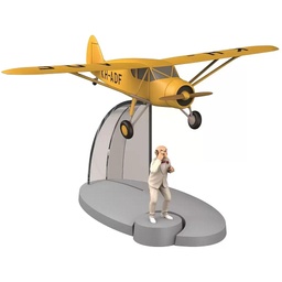 Avion Tintin #13 - L'avion jaune de reconnaissance Albatros - Coke en stock + Rastapopoulos