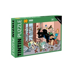 Tintin – Puzzle 1000 pces « Haddock dans la porte tambour »