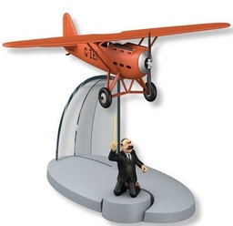 Avion Tintin #08 - L'avion rouge - L'île noire + Dupont