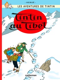 Poster Hergé Couv Les aventures de Tintin T20 - Tintin au Tibet (50x70)