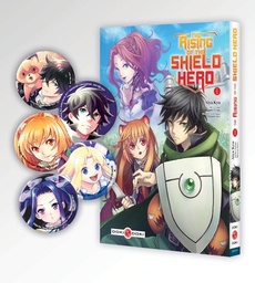The Rising of the Shield Hero - T01 - Édition limitée + Bagdes collector