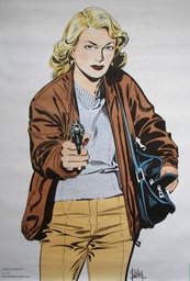 Poster - Cible PJ Liège - Piroton : Femme avec un sac en bandouillère 1