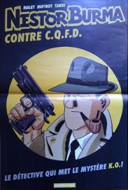 Affiche Nestor Burma - Contre CQFD 10/2016