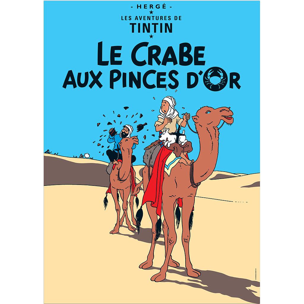 CP Hergé Couv Les aventures de Tintin T09 - Le crabe aux pinces d’or