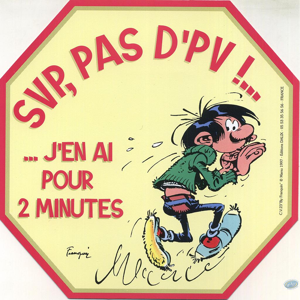 plaque hexagonale pour voiture SVP pas d’PV