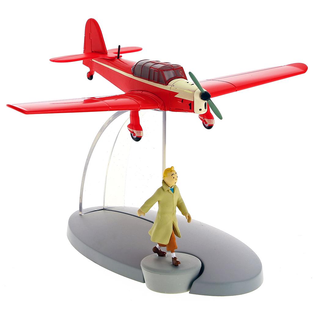 Avion Tintin #37 - L'avion des faux monnayeurs - L'île noire + Tintin