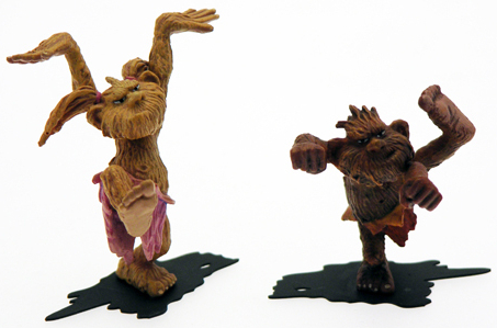 Figurine résine Trolls de Troy - Gnondpom & Tyneth