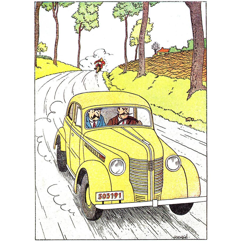 Hergé Hors texte Sceptre d'Ottokar